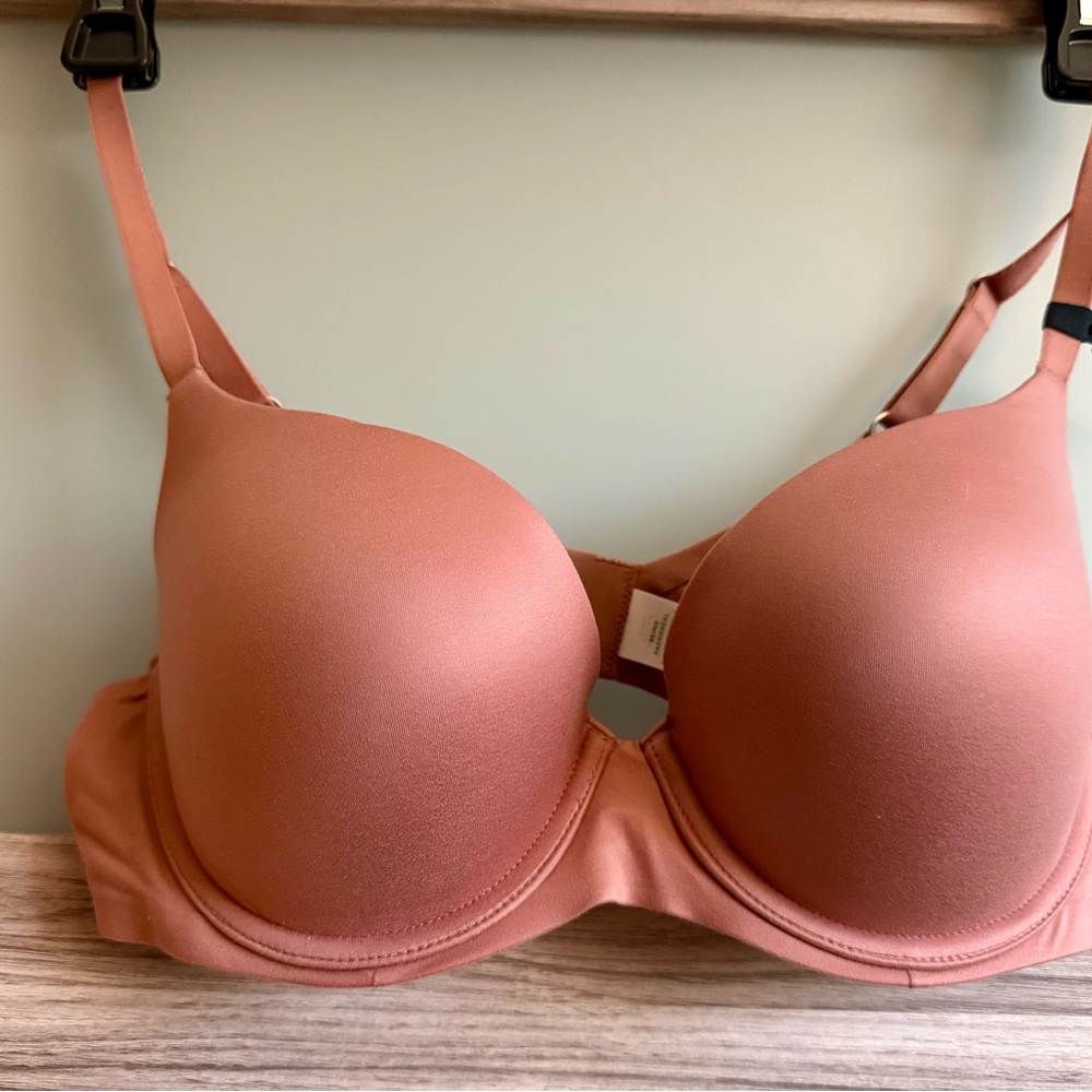 NWT Aerie Sunnie Demi Women's Seamless Bra 36C Rose Pink